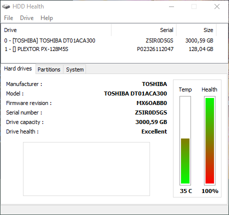 HDD Health how to check hard disk drive status. SMART info & monitoring